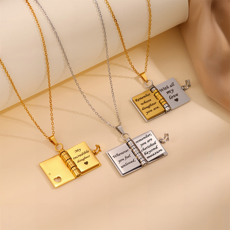 Heart Message Card Necklace