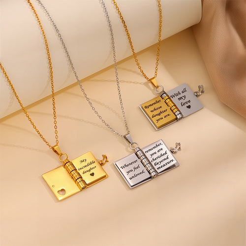 Heart Message Card Necklace