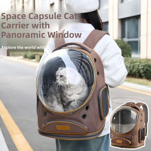 Extra-Large Space Capsule Pet Backpack