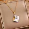 Heart Message Card Necklace